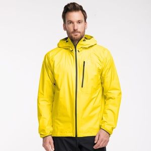 Haglöfs L.I.M Jacket, Signal Yellow, Men’s Size Small, NWT